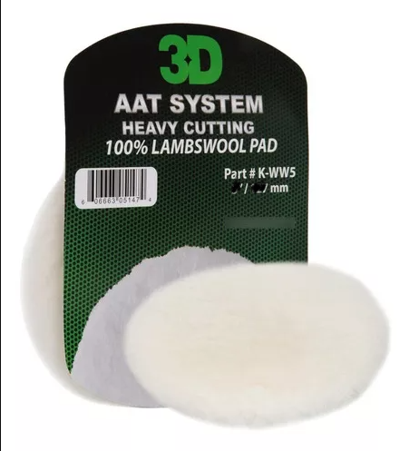 PAD DE LANA PARA CORTE 100% LAMBSWOOL 3D 7"