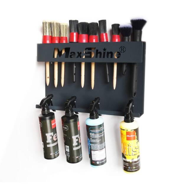SOPORTE DE PARED PARA CEPILLOS Y BOTELLAS MAXSHINE