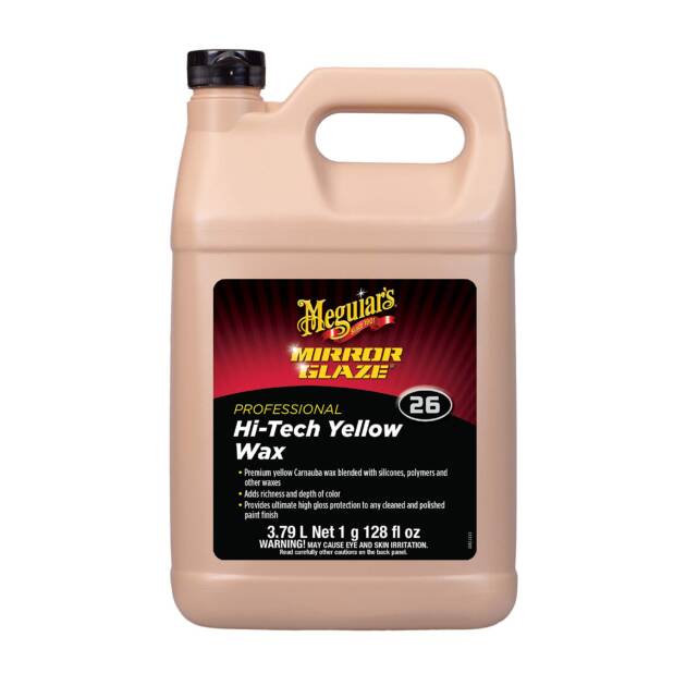CERA HI-TECH YELLOW WAX MEGUIARS 3.78LT M2601