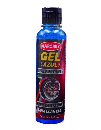 ABRILLANTADOR DE LLANTAS GEL AZUL MARGREY 250ML