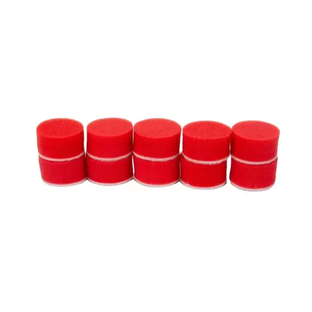 PAD MINI RED POLISHING PAD MAXSHINE 2.6X1.2 CM 10PZS