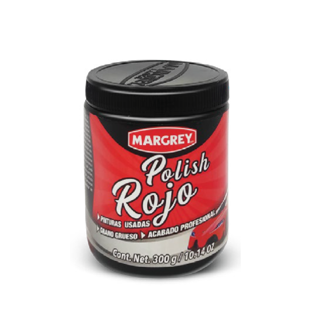 PULIMENTO CORTE GRUESO ROJO MARGREY 300GR