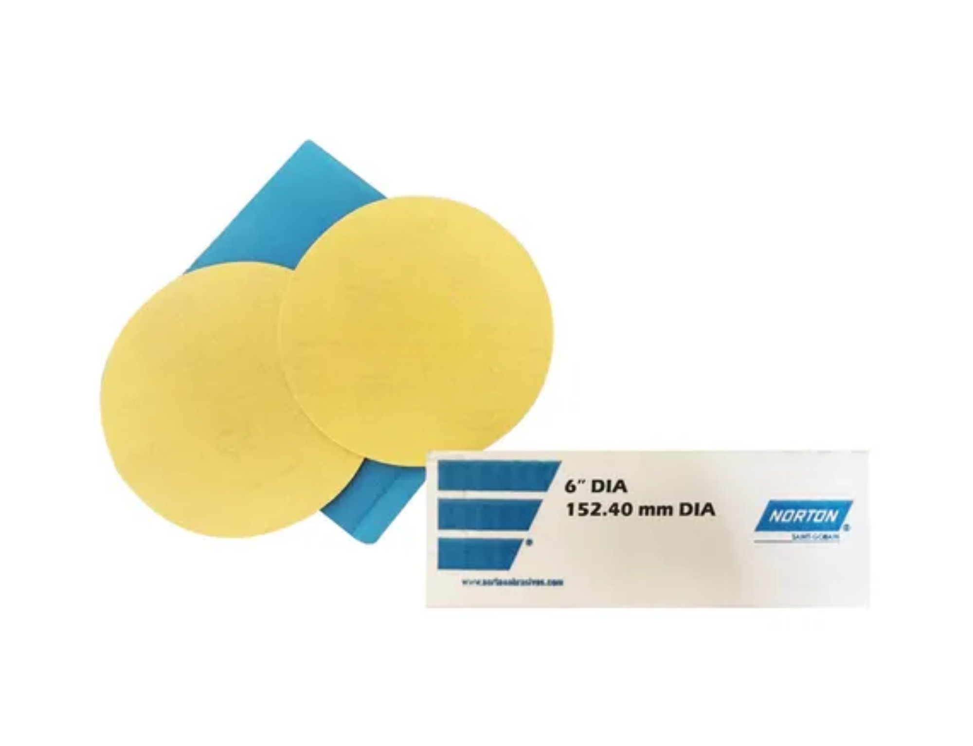 DISCO DE LIJA GOLD P150 NORTON 6" PZA