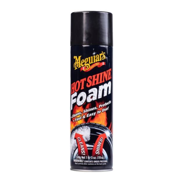 ABRILLANTADOR DE LLANTAS HOTSHINE FOAM MEGUIARS 536ML G13919