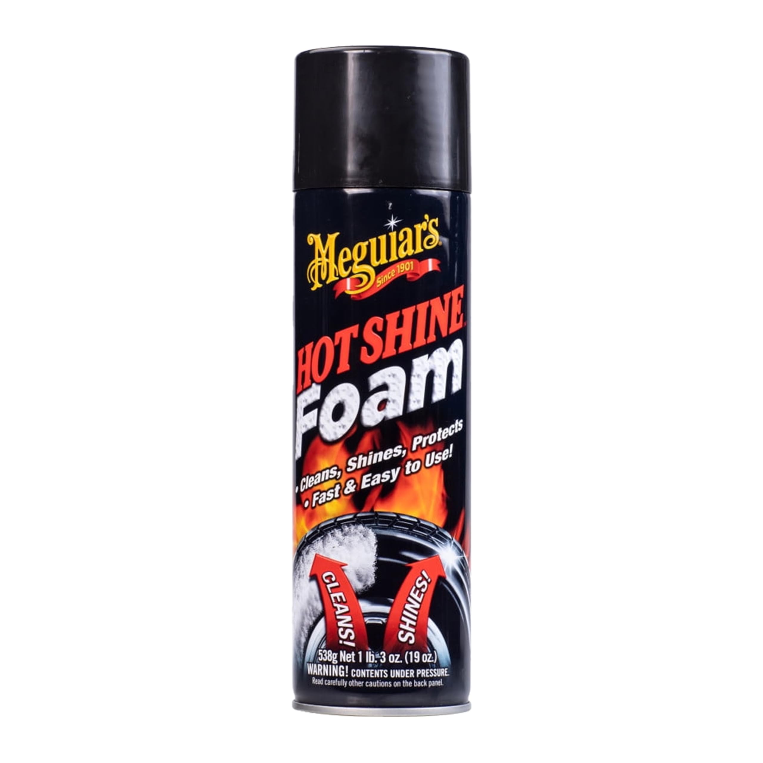 ABRILLANTADOR DE LLANTAS HOTSHINE FOAM MEGUIARS 536ML G13919