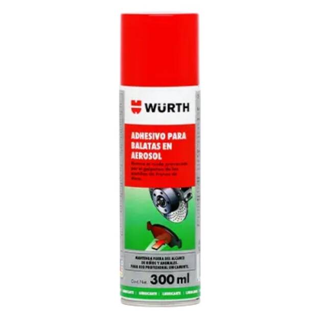 ADHESIVO PARA BALATAS EN AEROSOL WURTH 300ML