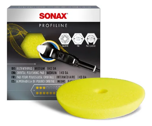 BORLA AMARILLA PARA ORBITAL SONAX 6" 75559