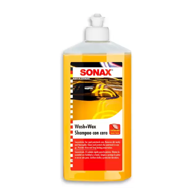 SHAMPOO CON CERA WASH + WAX SONAX 500ML 75008