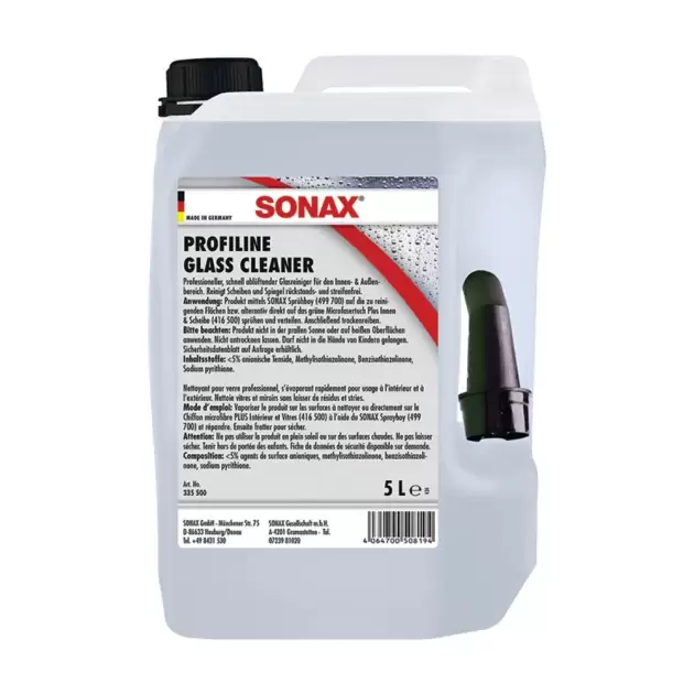 LIMPIA VIDRIOS GLASS CLEANER SONAX 5LT 75555