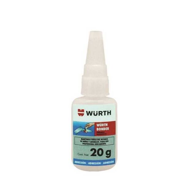 ADHESIVO INSTANTANEO BONDER WURTH 20G