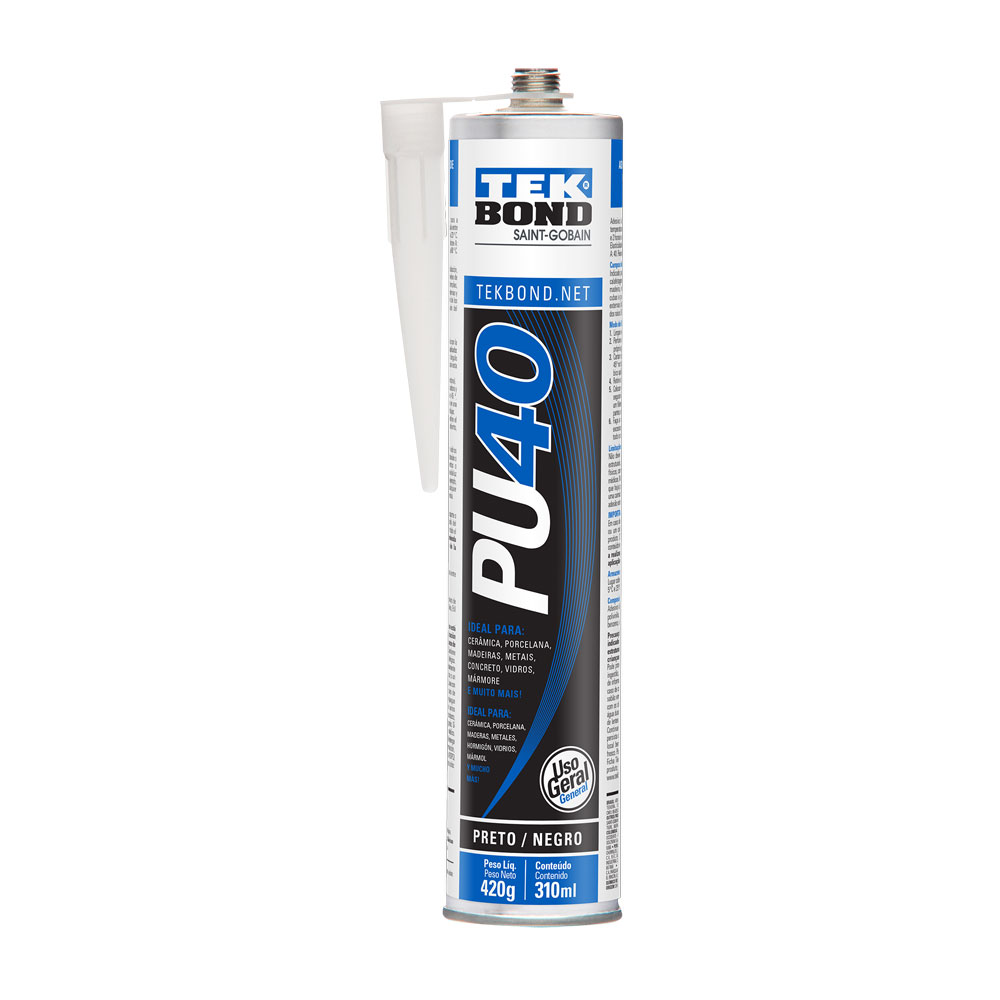 SELLADOR DE POLIURETANO GRIS PU40 TEK BOND 310ML