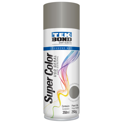 PINTURA EN AEROSOL PRIMER GRIS SUPER COLOR TEK BOND 350ML
