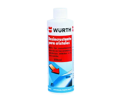 DESINCRUSTANTE PARA CRISTALES WURTH 225ML