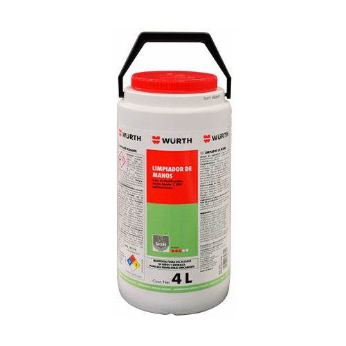 CREMA LIMPIADORA DE MANOS WURTH 4LT