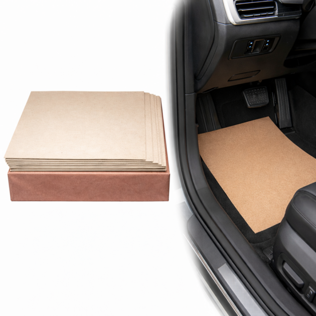 Cubre Tapete de Carton para Auto - 200 Piezas