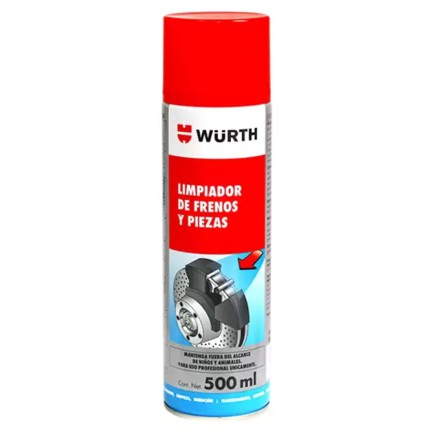 LIMPIADOR DE FRENOS Y PIEZAS WURTH 500ML