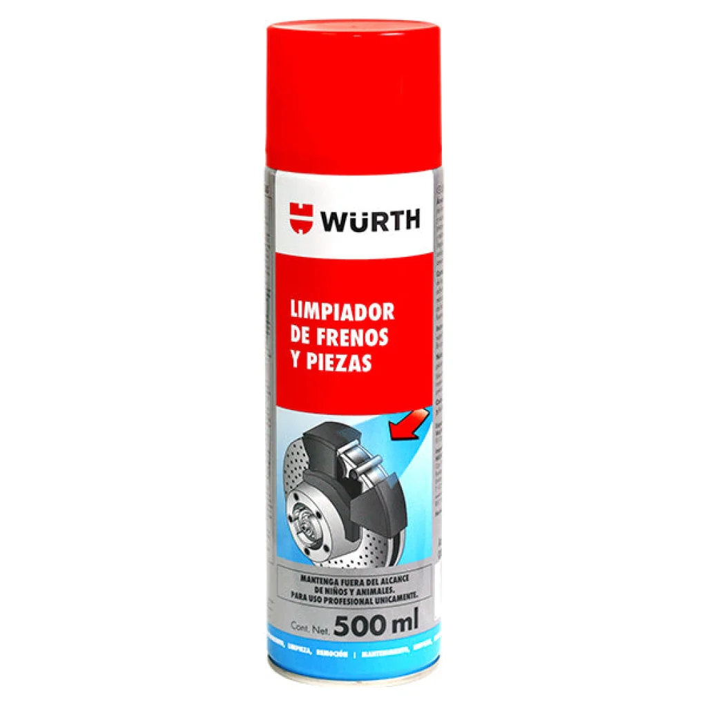 LIMPIADOR DE FRENOS Y PIEZAS WURTH 500ML