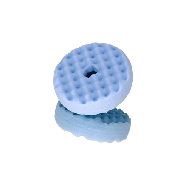 BORLA DOBLE CARA DE ESPONJA AZUL DOUBLE SIDE WAFFLE PAD TONYIN 8"