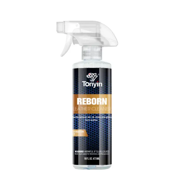 LIMPIADOR DE CUEROS LEATHER CLEANER REBORN TONYIN 473ML TN09B