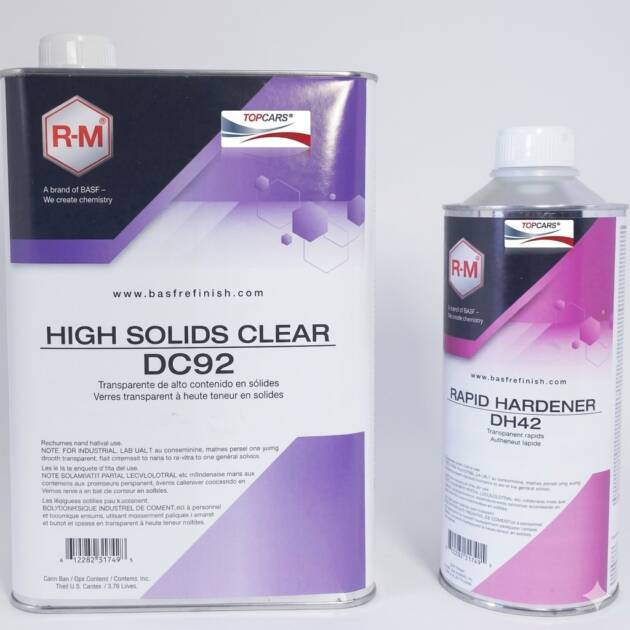 KIT TRANSPARENTE CON CATALIZADOR RM DC92 ALTOS SOLIDOS