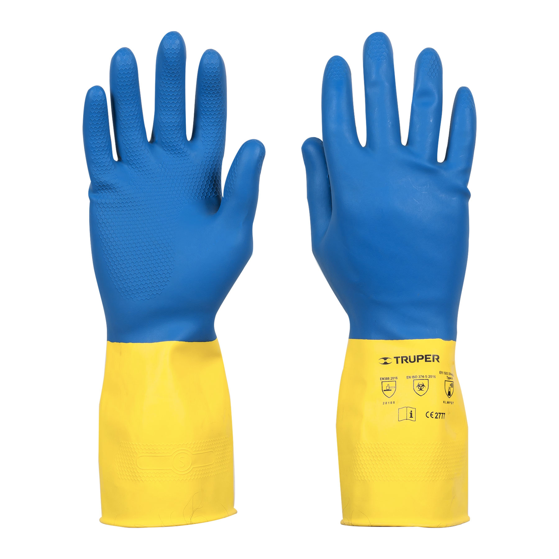 GUANTES DE LATEX REFORZADO TRUPER TALLA G 15269
