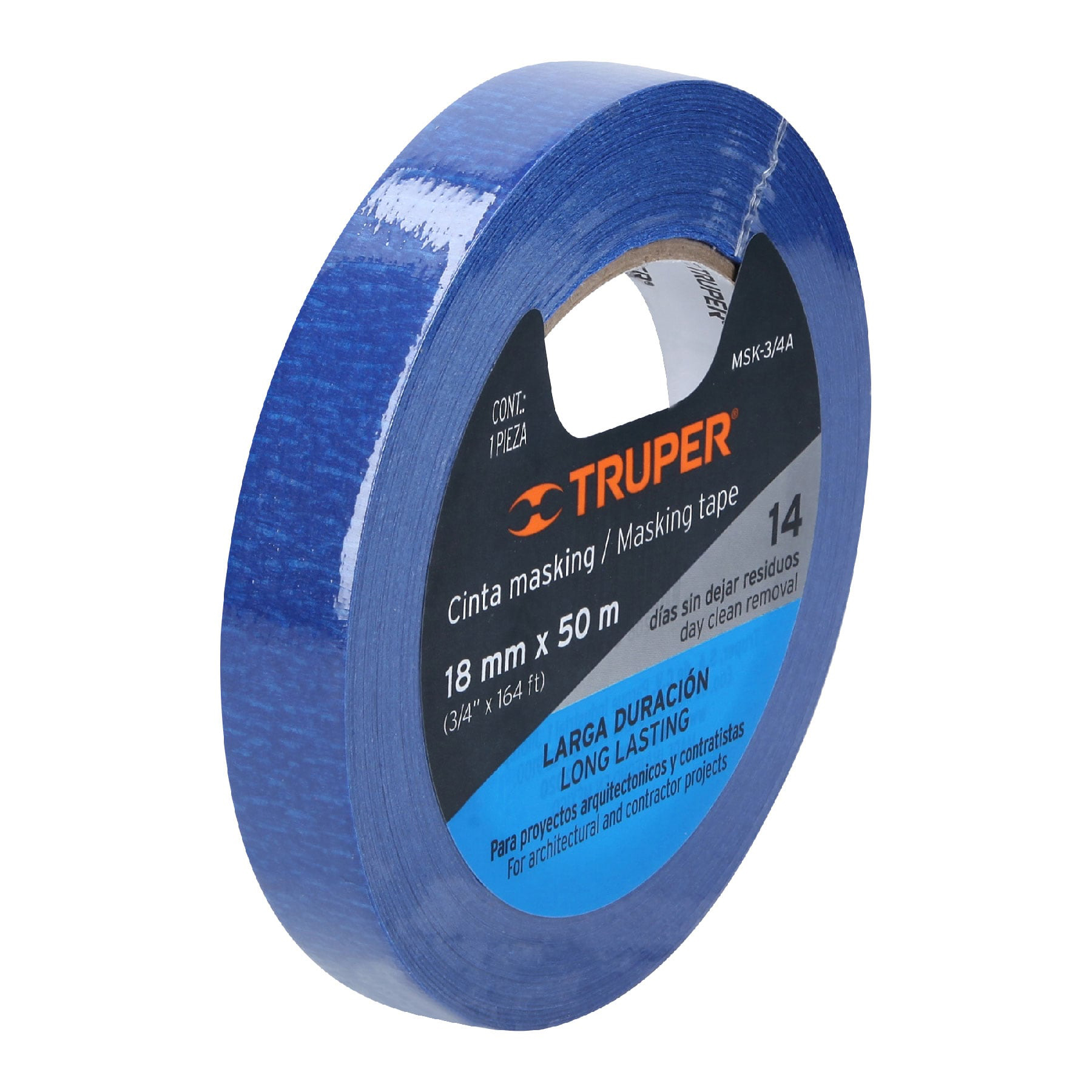 CINTA MASKING AZUL TRUPER 48MM X 50M 12624